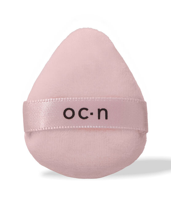 Powder Puff Mini Esponja Acabamento Rosa